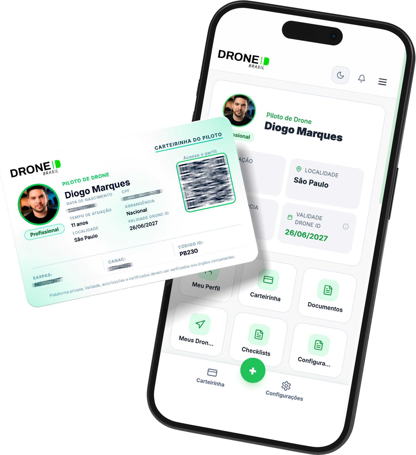App Drone ID Brasil — Carteirinha digital do piloto no celular