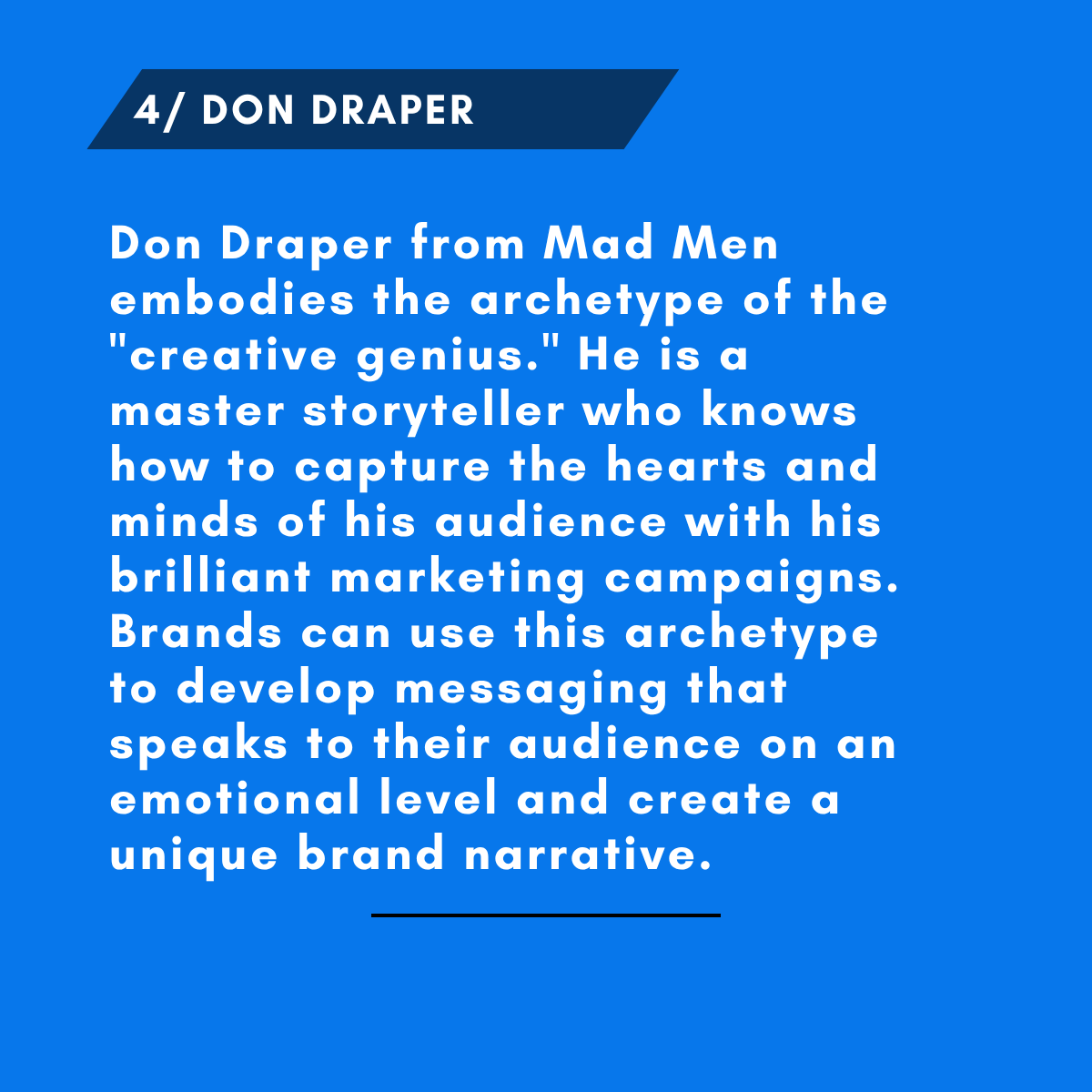 4/ DON DRAPER archetype