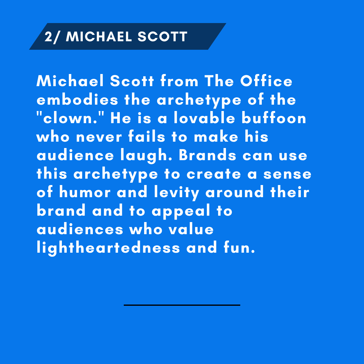 2/ MICHAEL SCOTT archetype