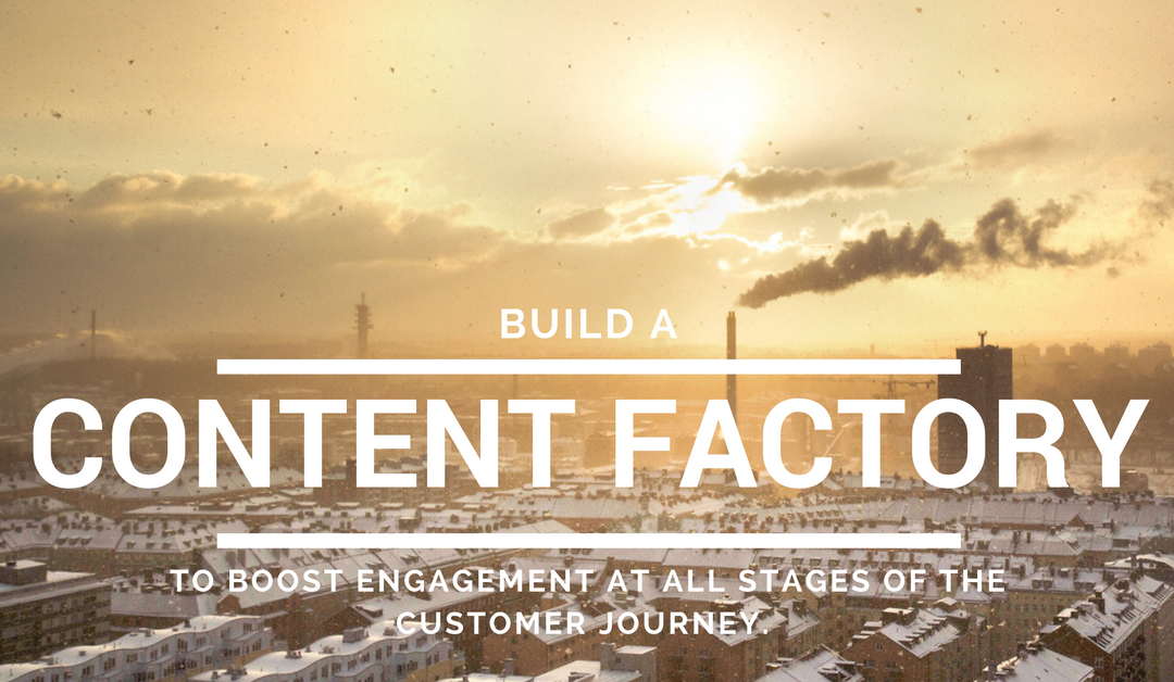 Implementing a 'Content Factory' Approach to Tackle Your Content Marketing Needs