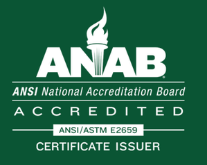 ANAB accredited certificate issuer