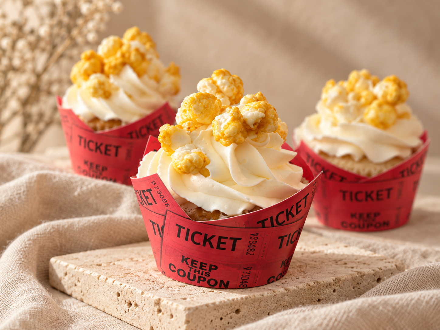 Popcorn Cupcakes