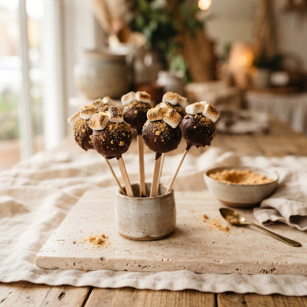 S'mores Cake Pops