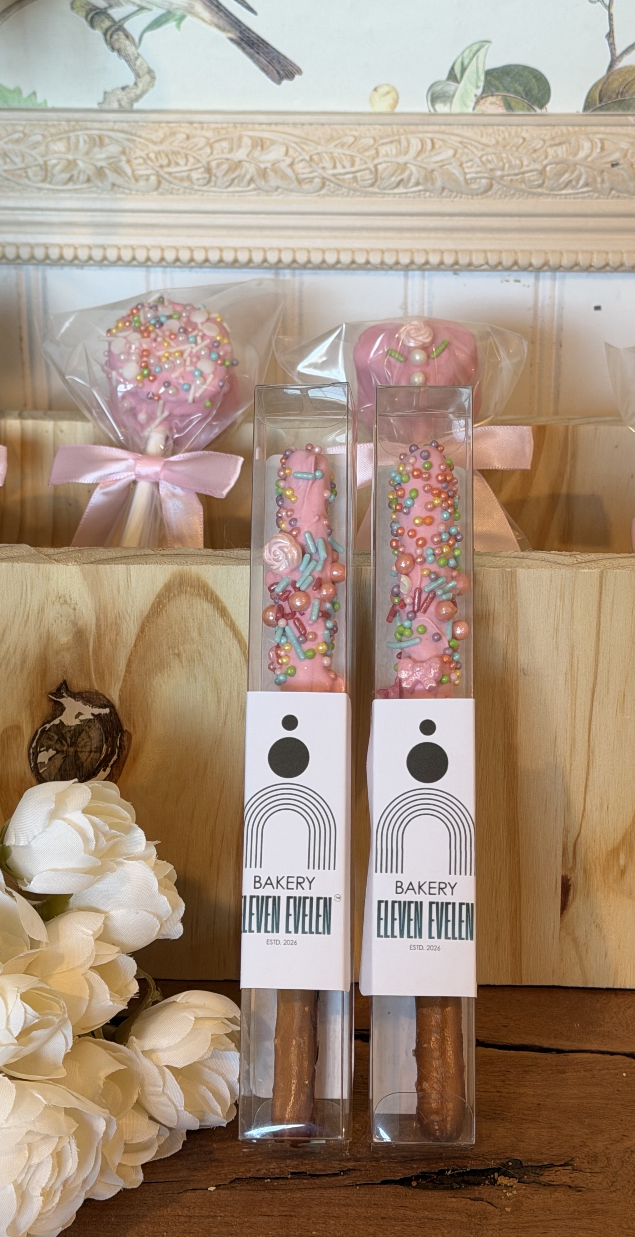 Assorted Dipped Pretzel Rods
