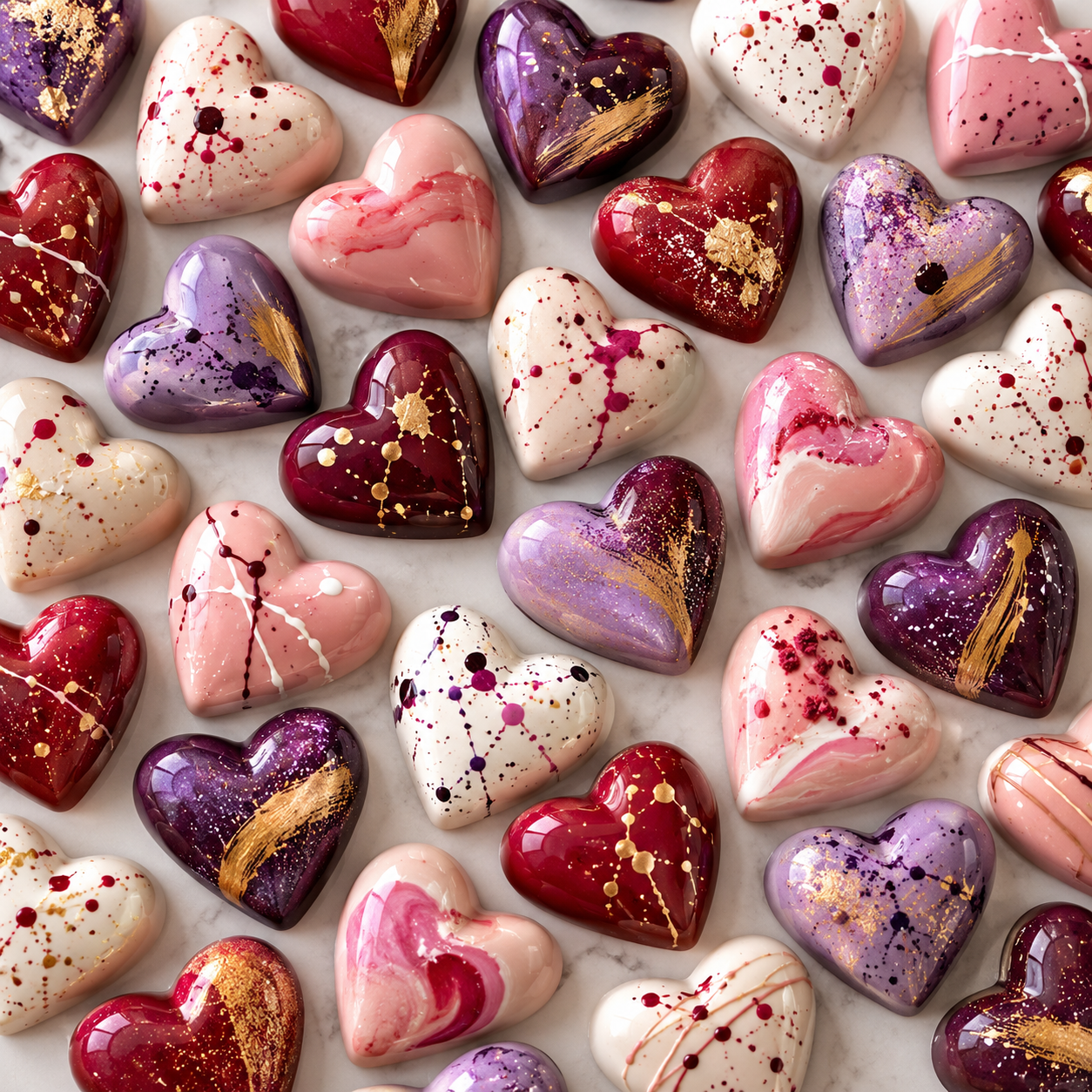 Heart-Shaped Bon Bons