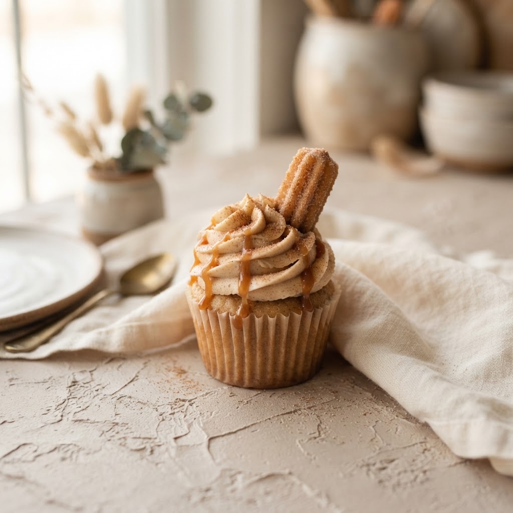 Churro Cupcakes