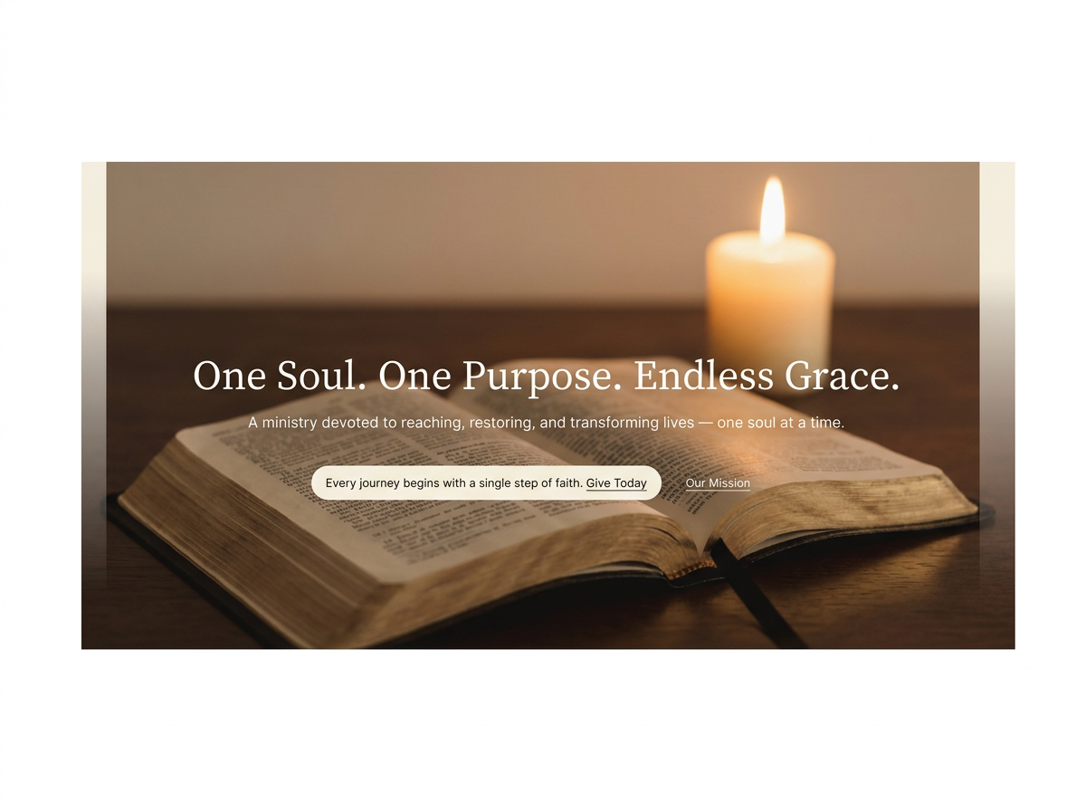 Open Bible beside a glowing candle in warm candlelight