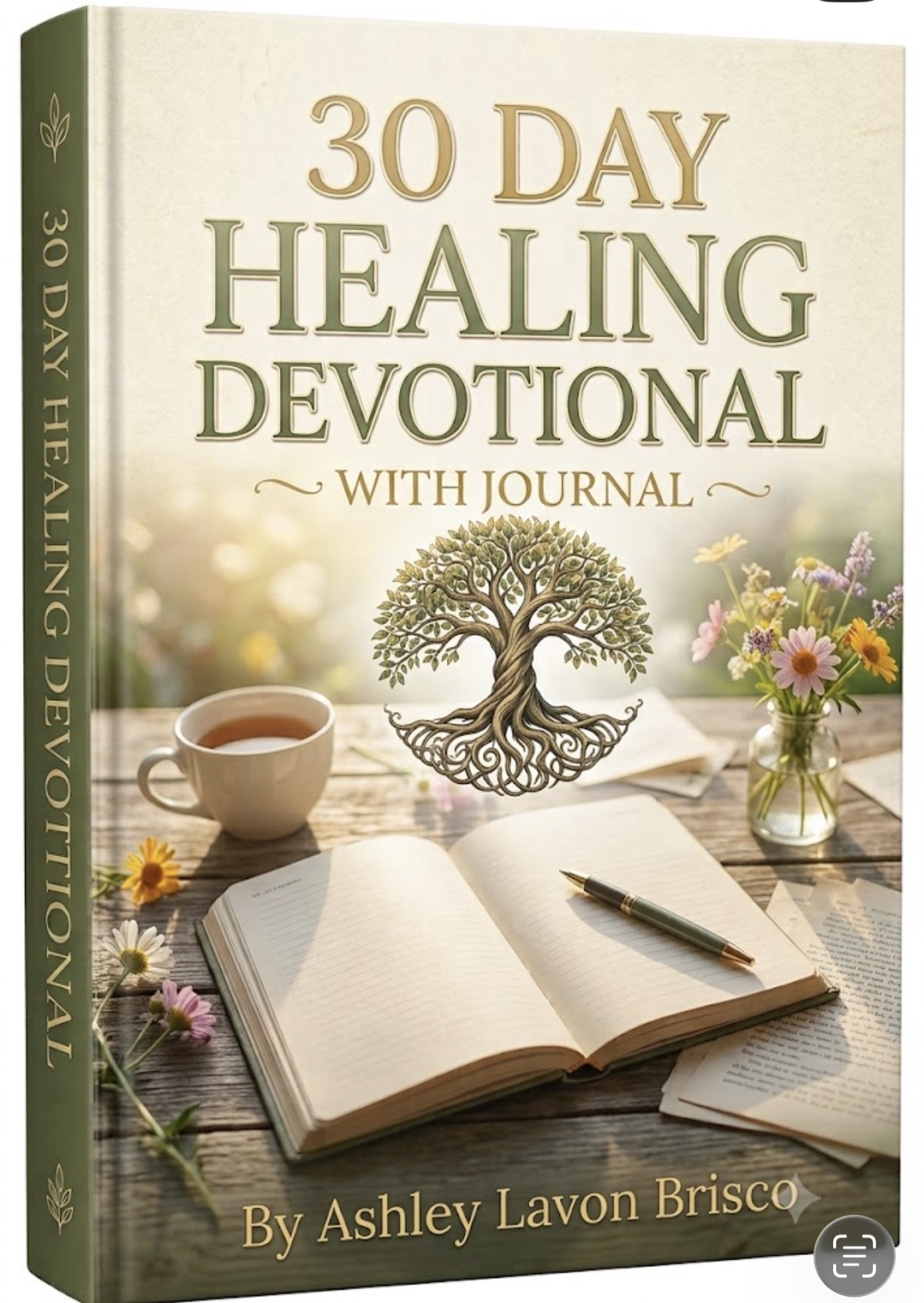 30 Day Healing Devotional with Journal by Ashley Lavon Brisco Wrenn