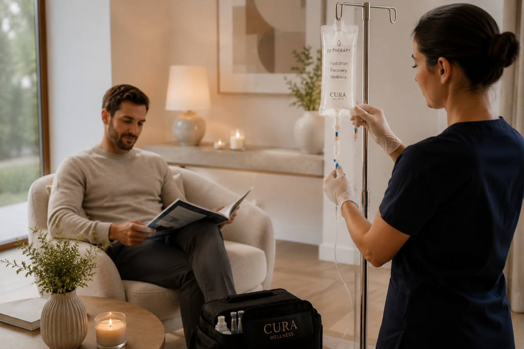 Mobile IV therapy at Cura Wellness