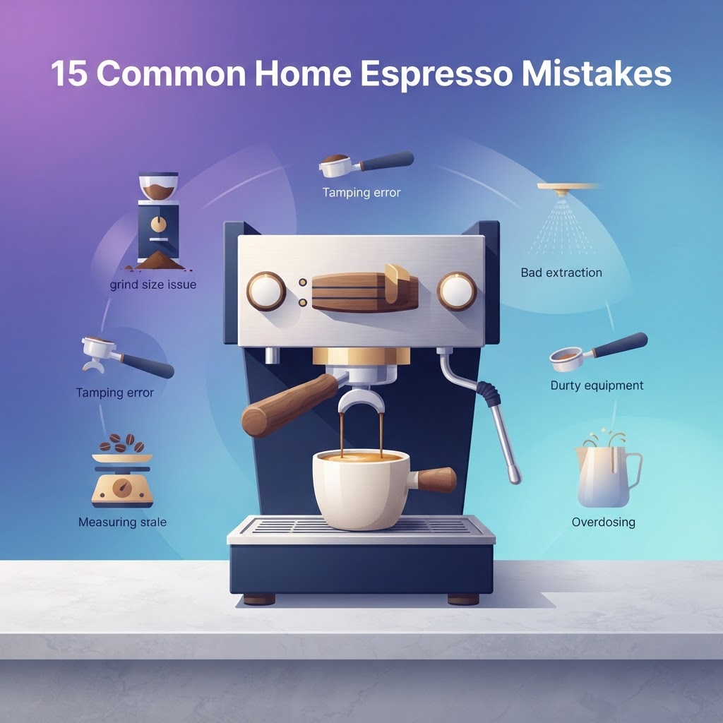 15 Common Home Espresso Mistakes: A Beginner's Guide to Perfect Shots