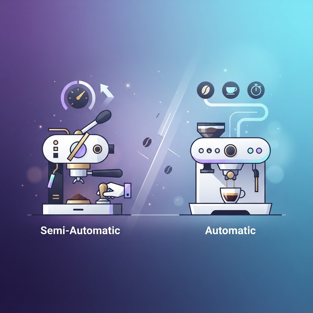 Semi-Automatic vs. Automatic: Which Home Espresso Machine is for You?