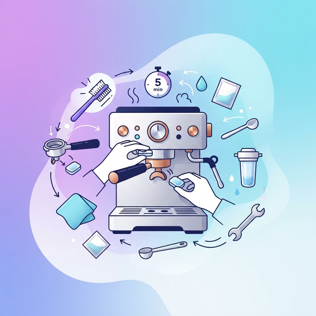 Espresso Machine Maintenance: A 5-Minute Weekly Routine for Home Espresso Success