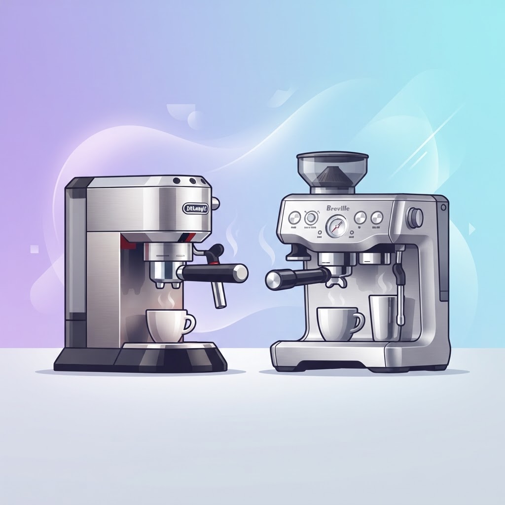 De’Longhi vs. Breville: Choosing the Best Espresso Machines for Beginners