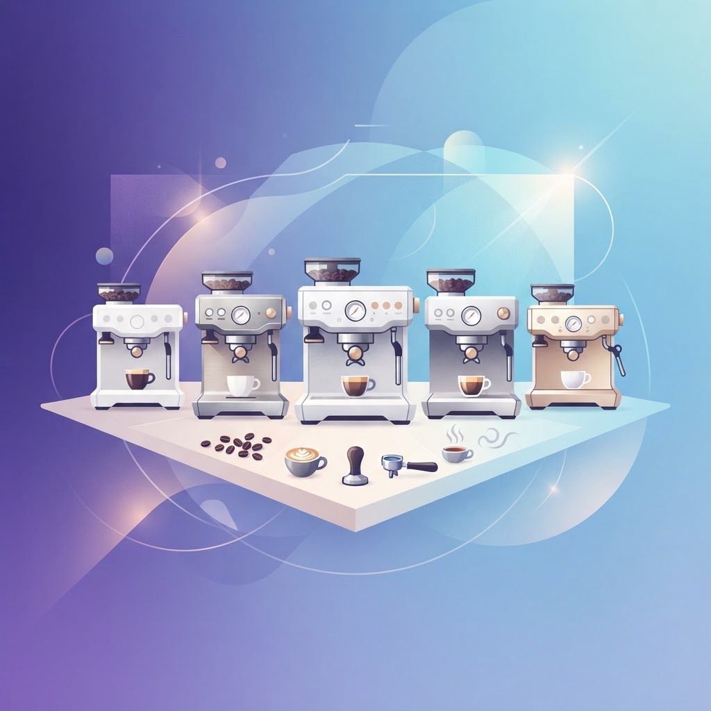 Top 5 Espresso Machines With Built-In Grinders for Beginners