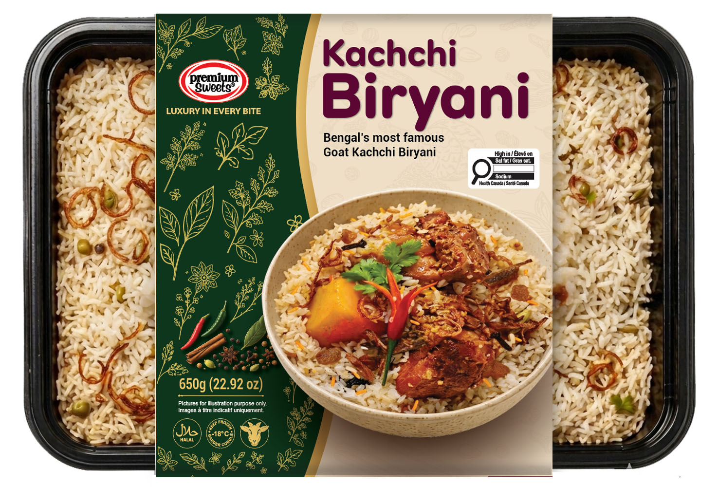 Kachchi Biryani sleeve tray