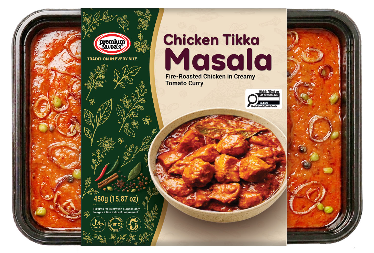 Chicken Tikka Masala sleeve tray