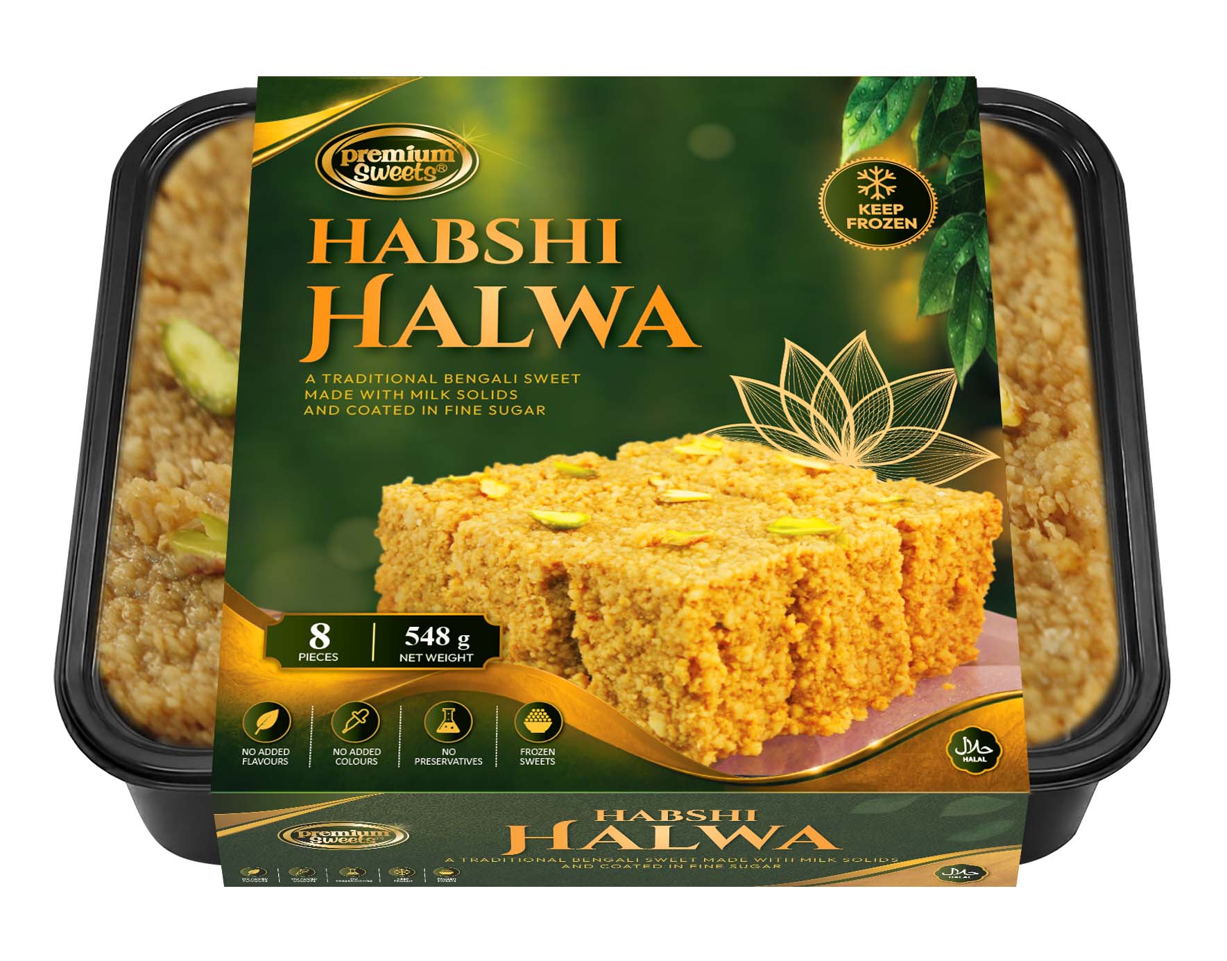 Habshi Halwa sleeve tray