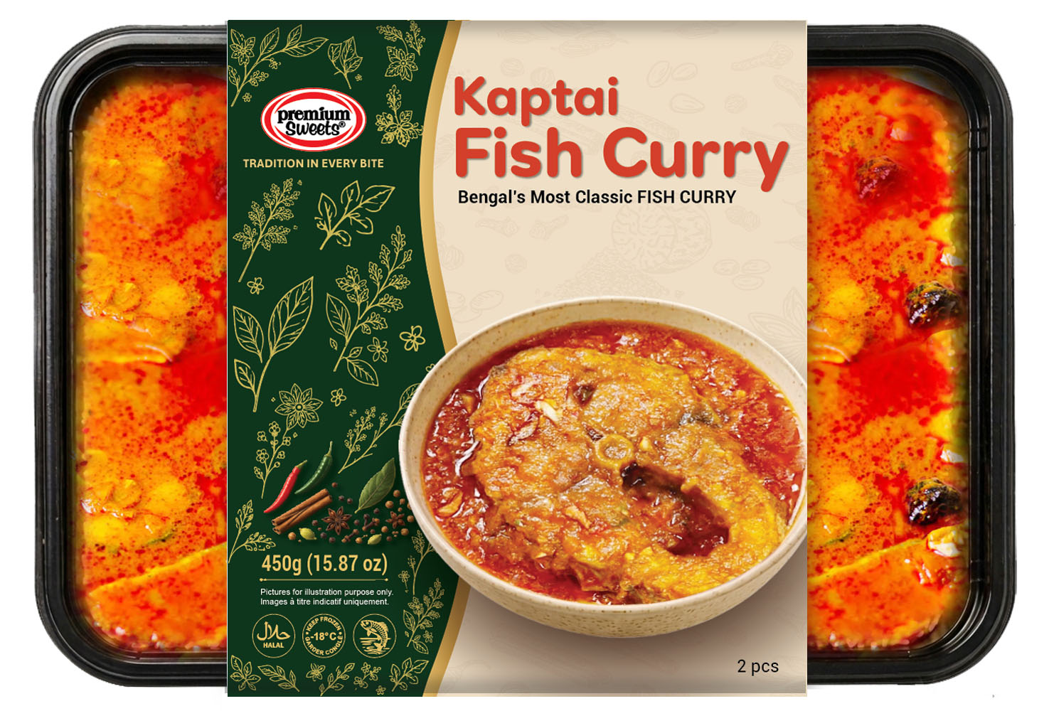 Kaptai Fish Curry sleeve tray