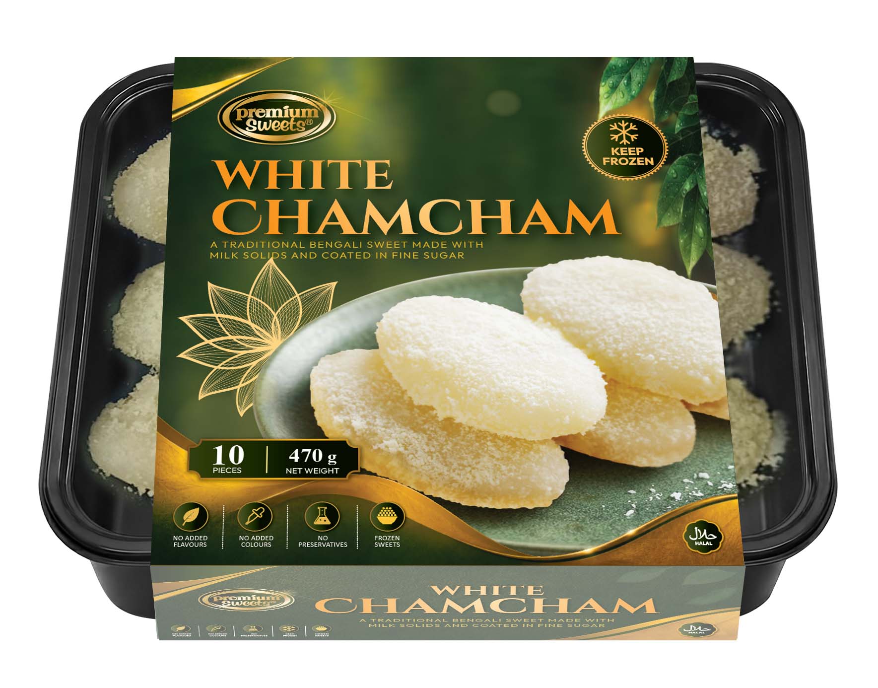 White Chamcham sleeve tray