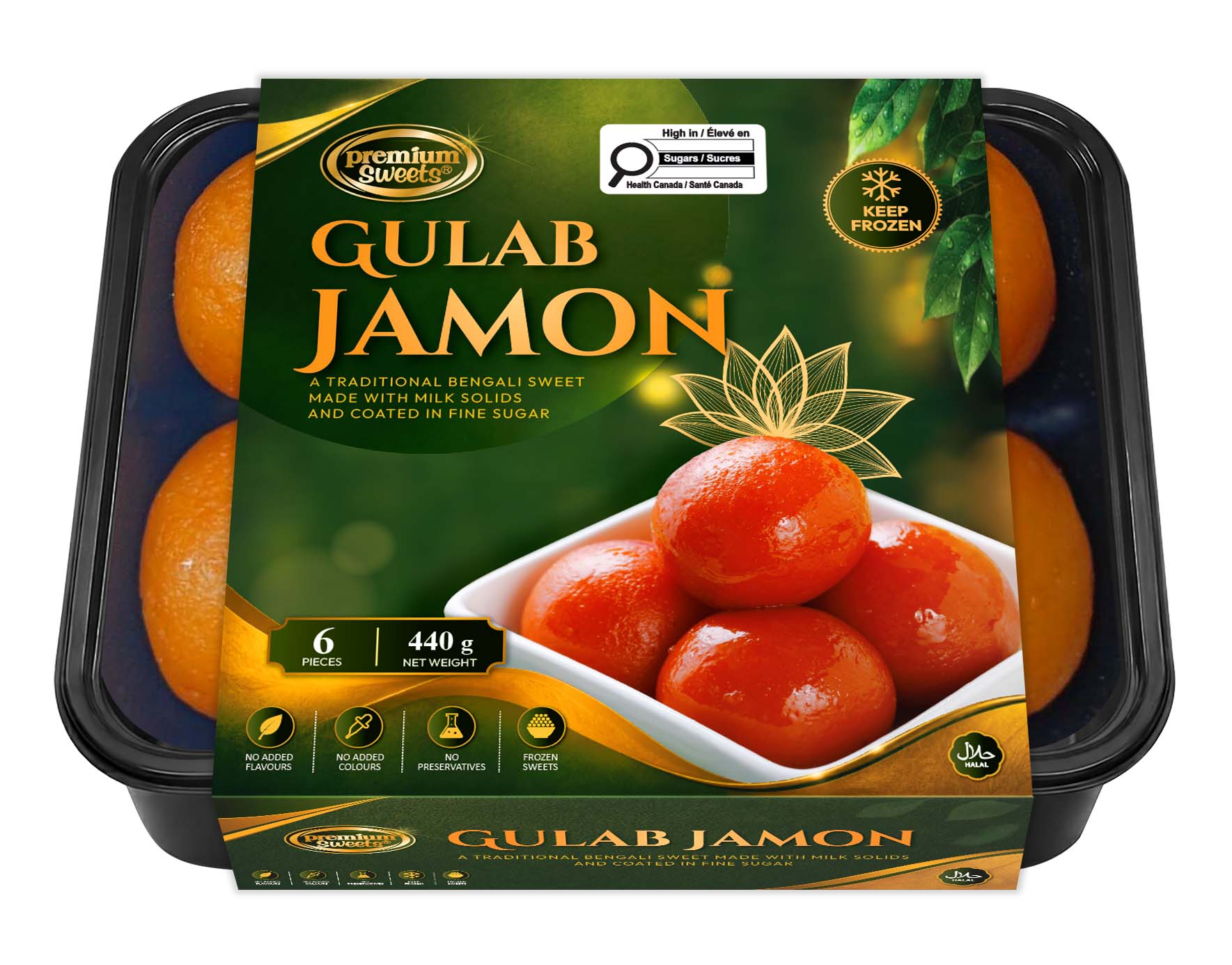 Gulab Jamon sleeve tray