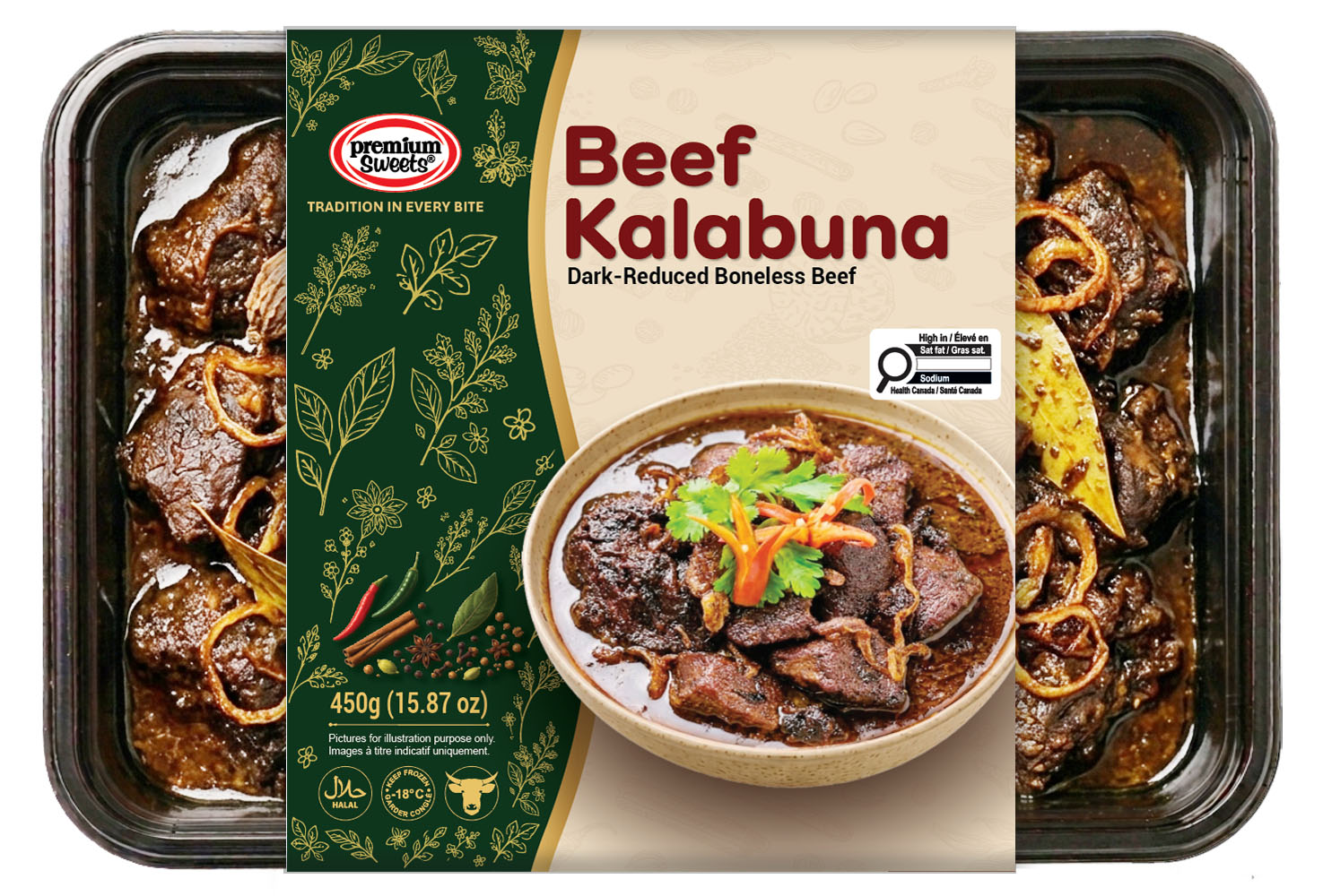 Beef Kalavuna sleeve tray