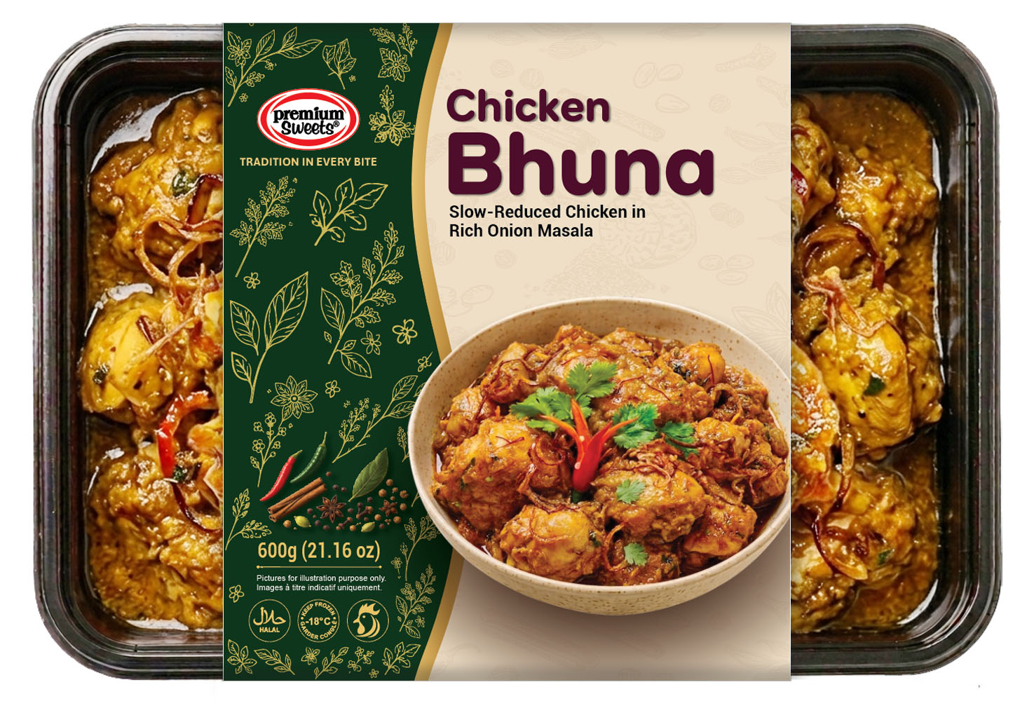 Chicken Bhuna sleeve tray