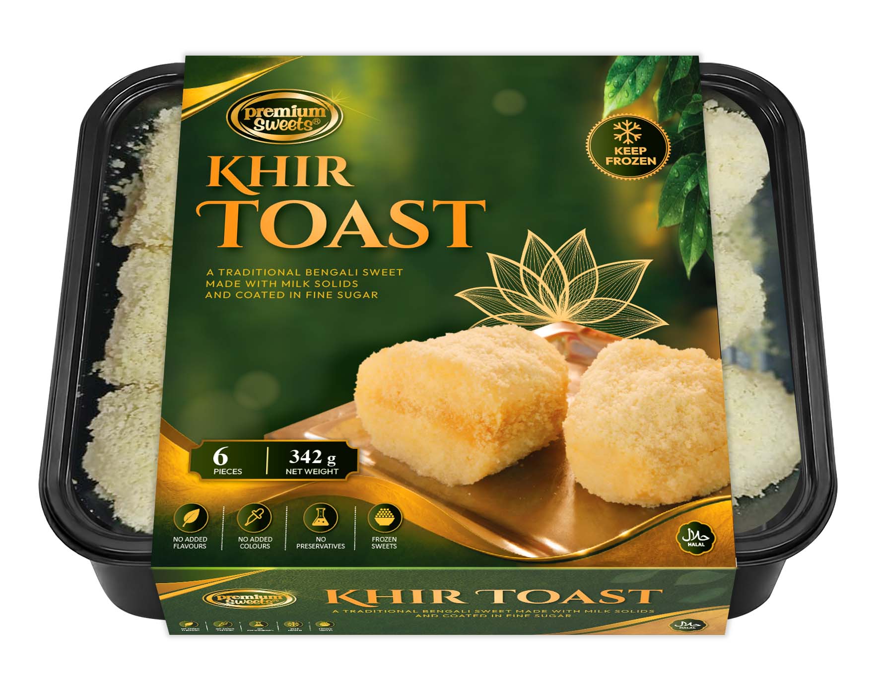 Khir Toast sleeve tray