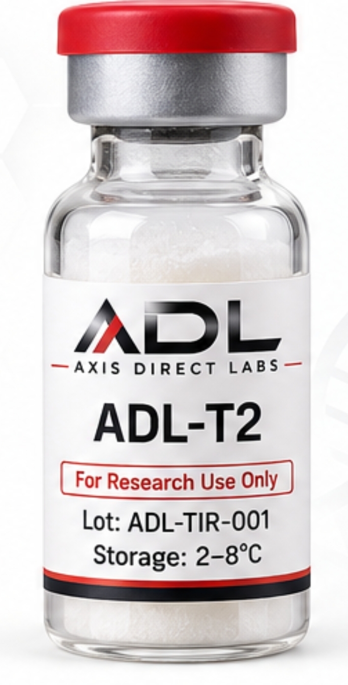 ADL-T2 20mg — research compound vial with batch and COA readout