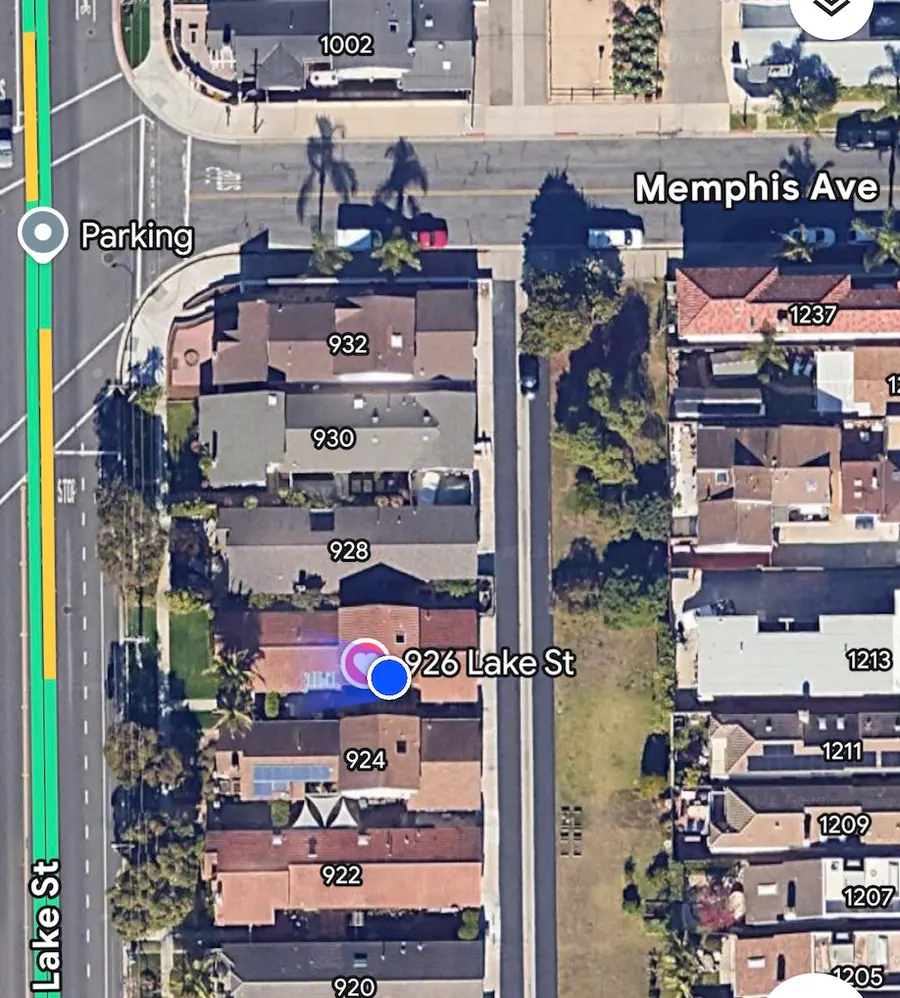 Map showing Shineless Window Tinting location at 926 Lake St, Huntington Beach