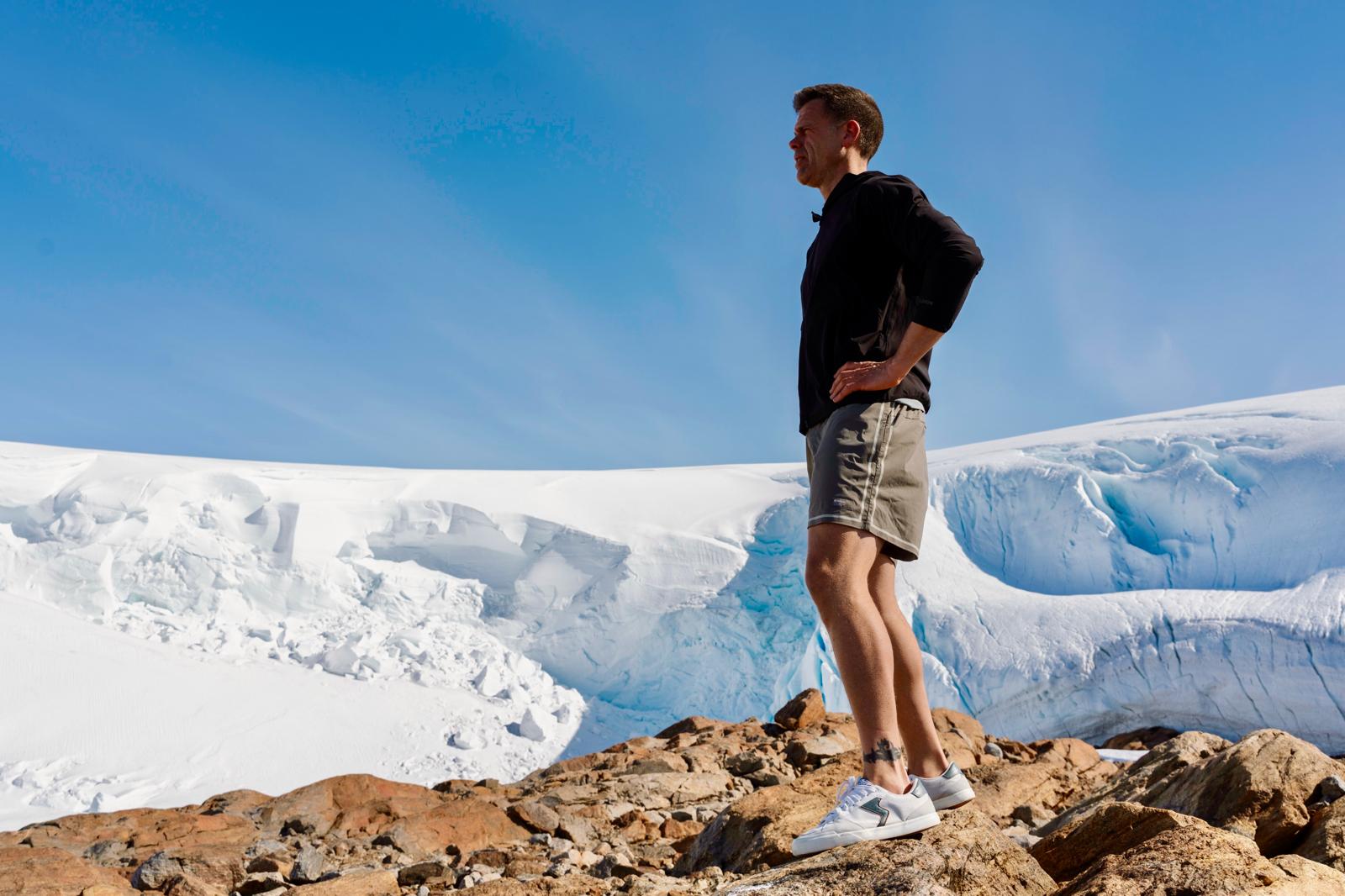 Antarctic landscape — wide glacial vista
