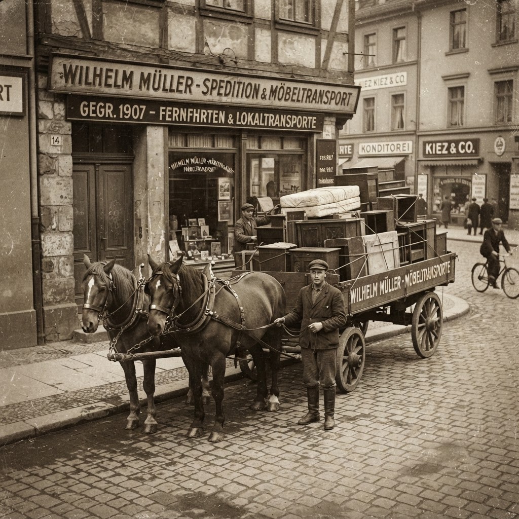Historisches Fuhrgeschäft 1938
