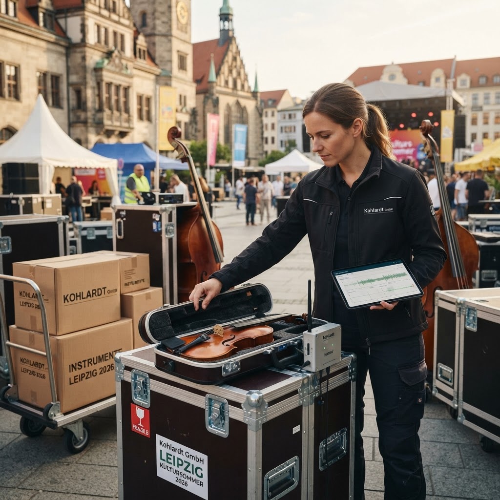 Vibrations-Telemetrie: So schützt die Kohlhardt GmbH Ihre Instrumente beim Leipziger Kultursommer 2026