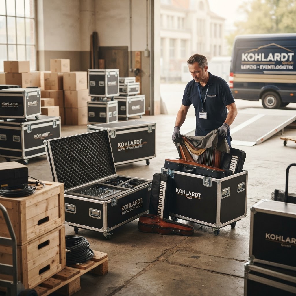 Eventlogistik in Leipzig: Sicherer Instrumententransport für Open-Airs mit der Kohlardt GmbH