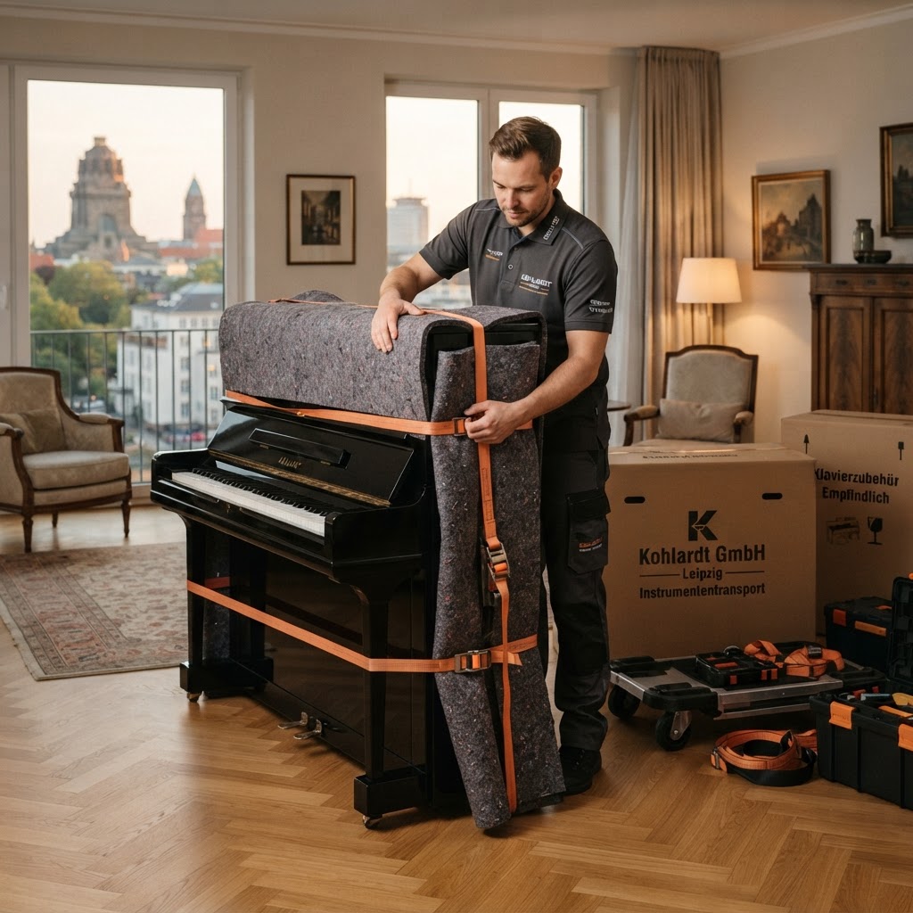 Sicherer Klavier- & Instrumententransport in Leipzig: Expertise der Kohlardt GmbH