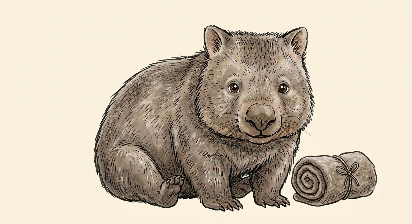 Digby with a scroll of your story