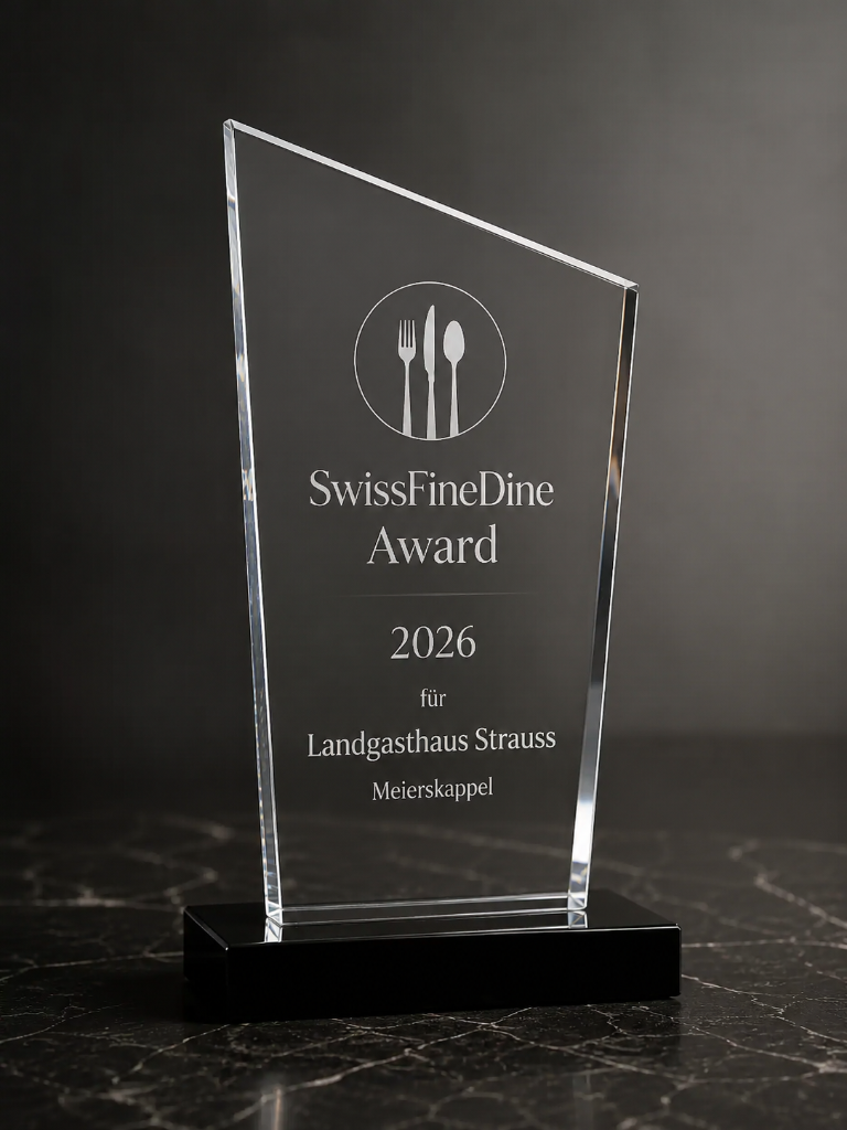 SwissFineDine Award Trophäe