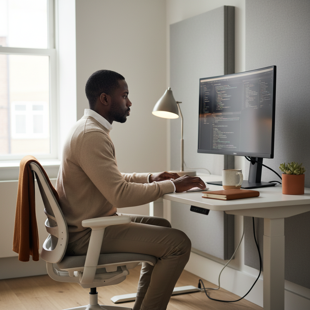 Développeur Full Stack au travail