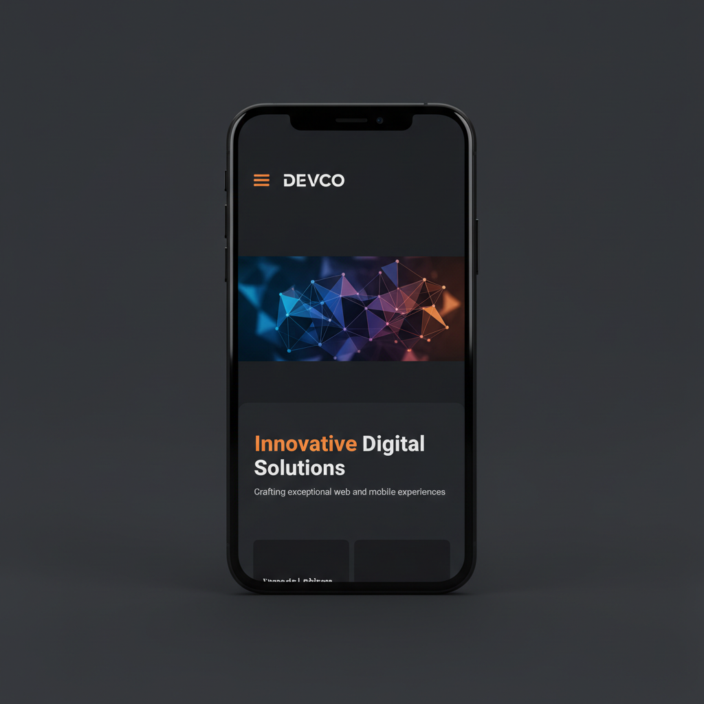 Site sur mobile