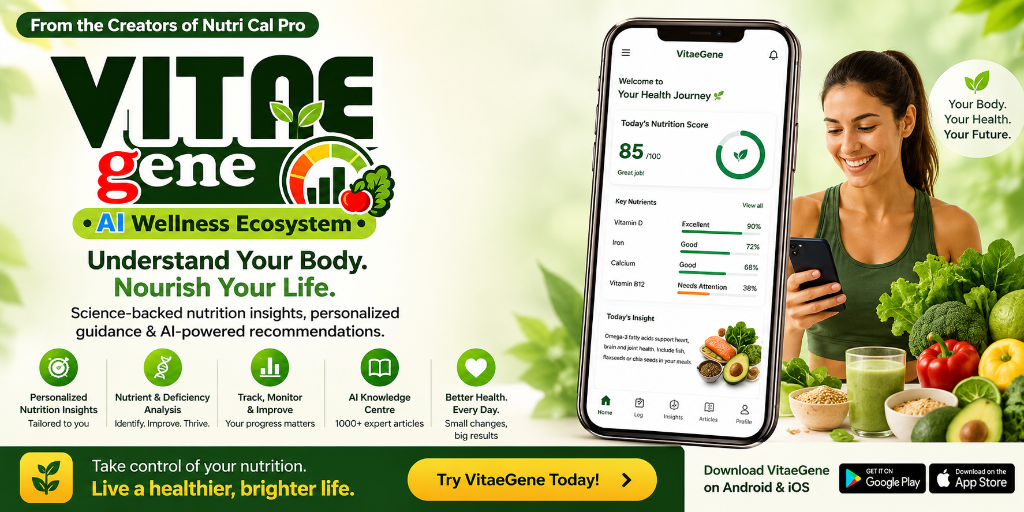 VitaeGene – AI Wellness Ecosystem. Understand Your Body. Nourish Your Life.