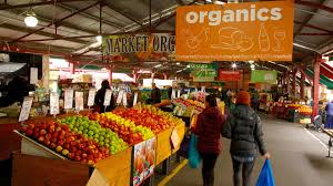Melbourne wholesale fruit and vegetable market interior at dawn