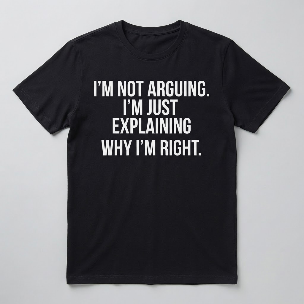 I'm Not Arguing. I'm Just Explaining Why I'm Right.