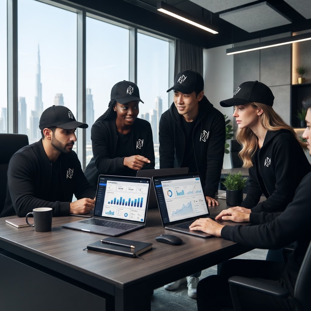 RizcoReach Team Reviewing Campaign Data