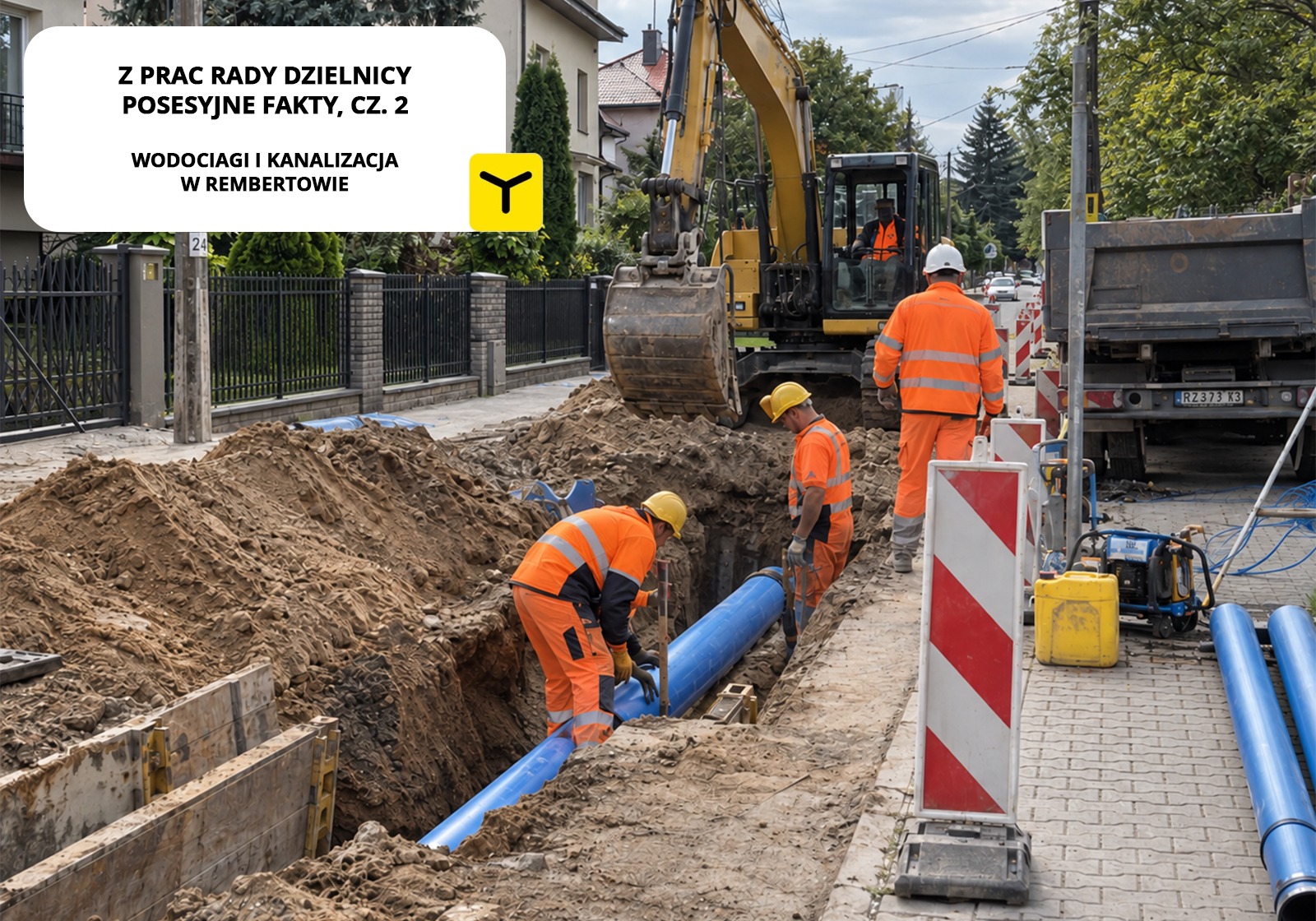 Z prac Rady Dzielnicy – posesyjne fakty, cz. 2. Wodociągi i kanalizacja Rembertów