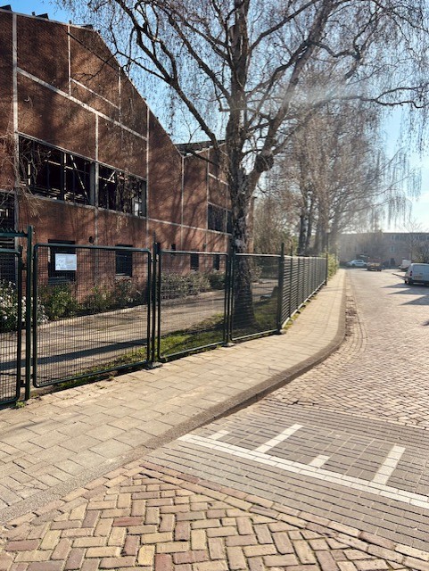 Stork hekwerk aan het Esrein, Hart van Zuid Hengelo