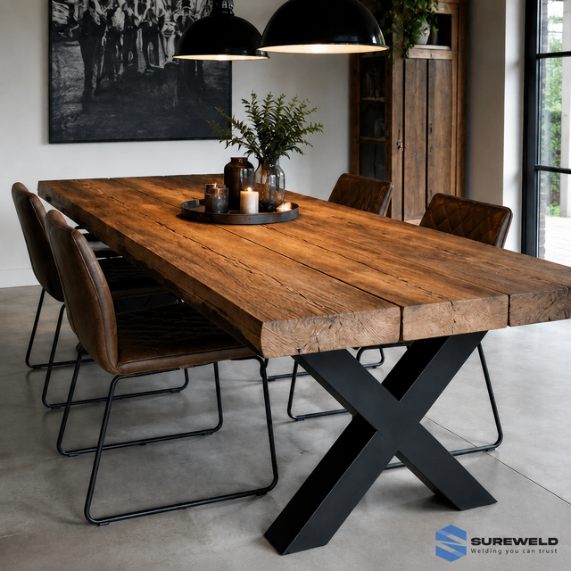 Tafelonderstel X-frame Zwart
