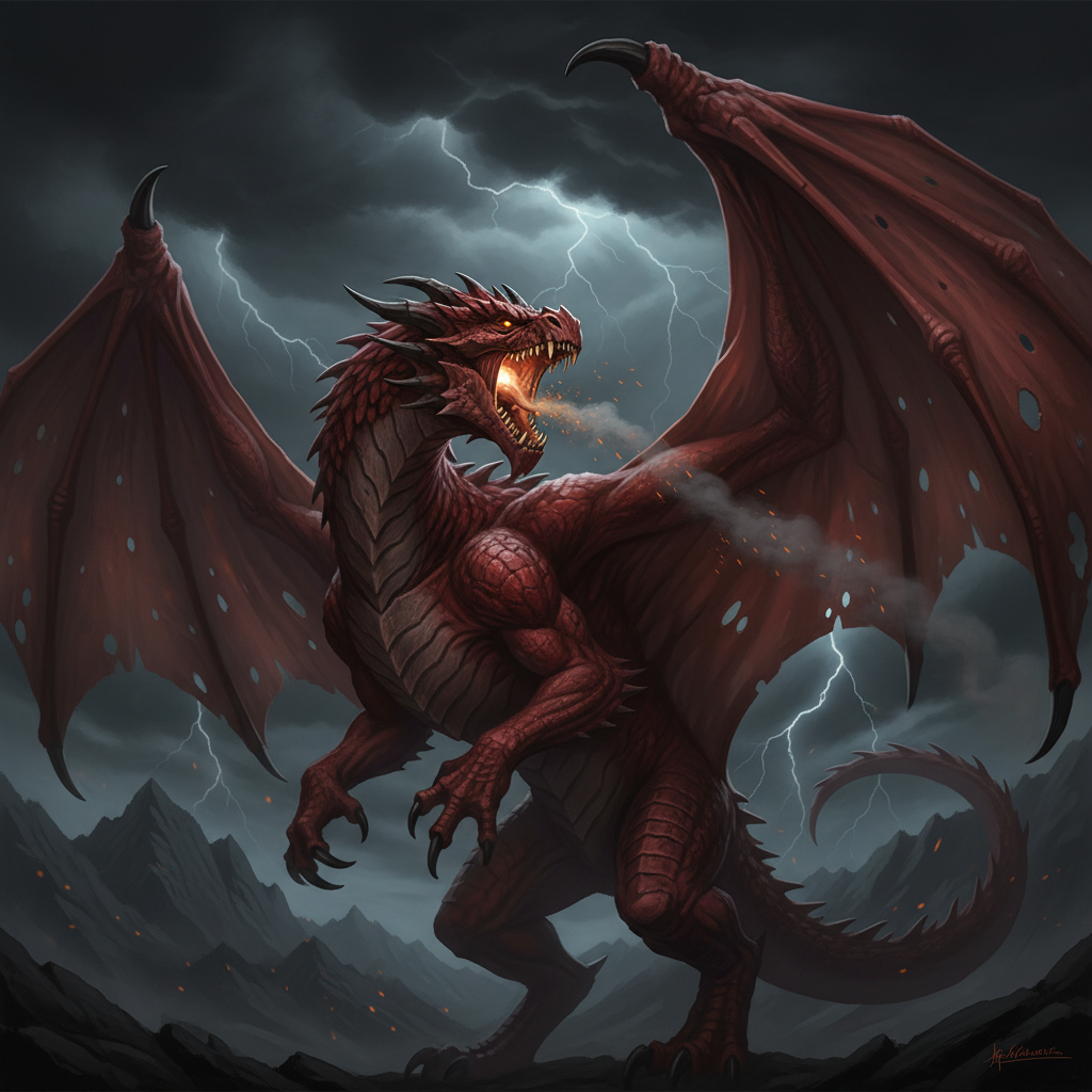 Epic dark fantasy by author David Burrows — dragons and demons