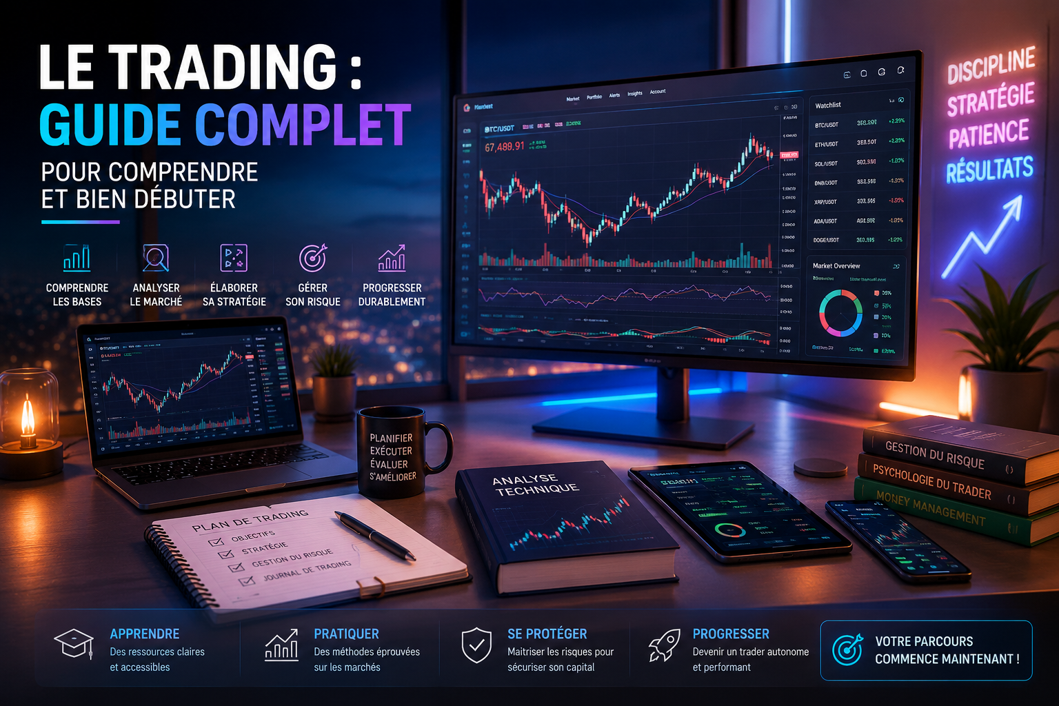 Le trading : guide complet pour comprendre et bien débuter