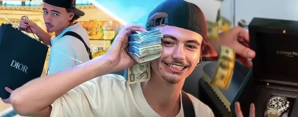 Tom sur Snap : l'influenceur crypto affichant des billets, un sac Dior et une montre de luxe