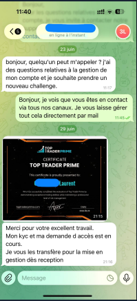 Laurent — Évaluation réussie