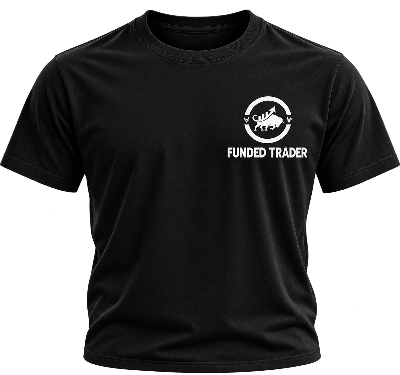 T-shirt Funded Trader — Noir